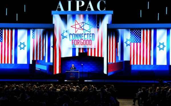 MR Online | The American Israel Public Affairs Committee AIPAC holds its 2019 Policy Conference in Washington DC PHOTO BY MICHAEL BROCHSTEINSOPA IMAGESLIGHTROCKET VIA GETTY IMAGES | MR Online